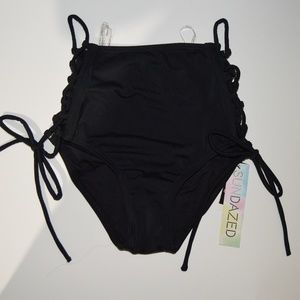 Sundazed Stella Solid Strappy High-Waist Bottom